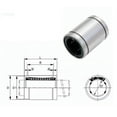 thumbnail image 5 of 10 Pcs/ LM3UU LM6UU LM8UU LM10U LM12U LM16UU Roulement Linéaire 8mm Roulement Linéaire pour Bague de Tringle Pièces d'Arbre Linéaire, Faible Friction, 5 of 5