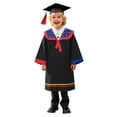 thumbnail image 6 of WELOIJEVBE Boys Girls Primary School Graduation Cap and Gown Graduation Celebration Dress Outfit Black Cap and Gown for Kindergarten 3-4 Years, 6 of 6