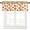 Orange02, variant on Fall Maple Leaves Window Valance for Kitchen Fall Harvest Pumpkins Short Curtain for Living Room Bedroom Kitchen Cafe Window Home Decor Thanksgiving Autumn Rod Pocket Window Curtain Valance, 54" x 18"