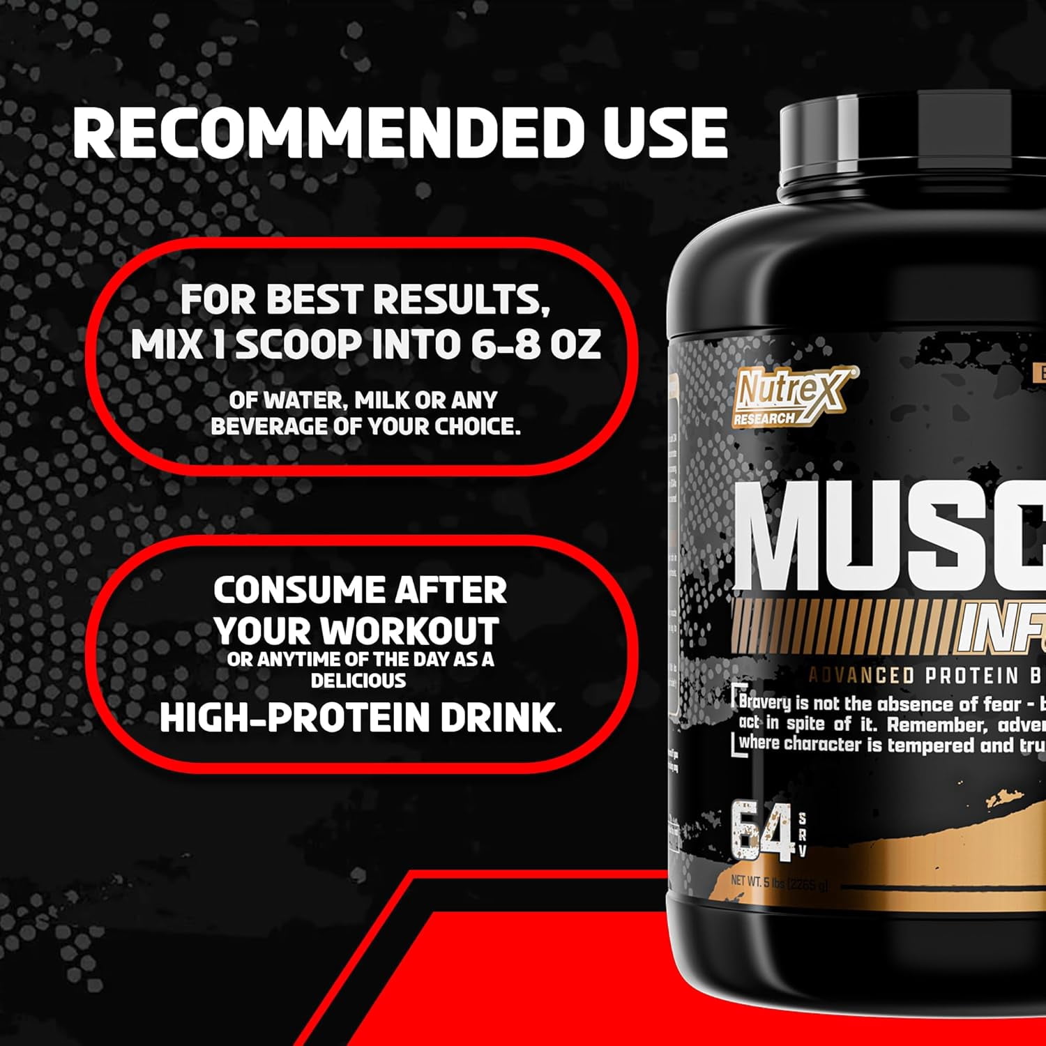 Nutrex Research Chocolate Whey Protein Powder Isolate With EAA & High BCAA Amino Acids For Muscle Support Men & Women Sports Nutrition Protein Blend