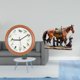thumbnail image 2 of Reloj de pared, reloj de pájaro, reloj decorativo, figura de caballo, escultura coleccionable, señales , adecuado para sala de estar, dormitori, 2 of 8