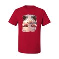 thumbnail image 2 of Wild Bobby, Flamingos in Summer on Beach, Animal Lover, Men Graphic Tees, Red, 5XL, 2 of 3