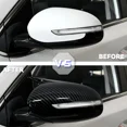 thumbnail image 3 of Car Left/Right Side Rearview Mirror Cover Cap For Kia Sportage KX5 2016 2017 2018 Rear View Mirror Shell Housing Gloss Black, 3 of 6