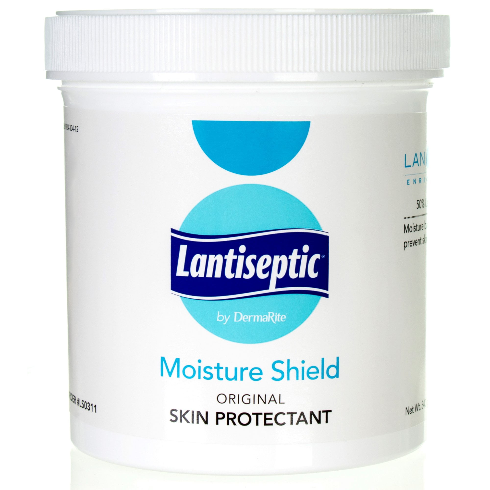 Lantiseptic Moisture Shield Lanolin Scent Skin Protectant Ointment 12 oz. Jar LS0311 1 Ct
