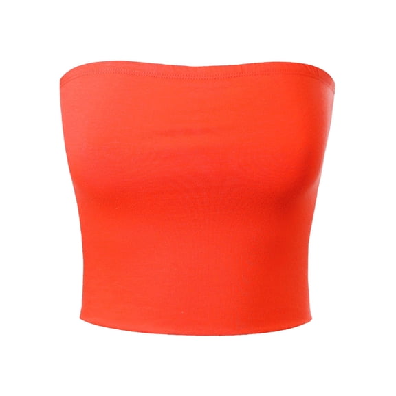 MixMatchy Women's Causal Strapless Basic Sexy Tube Top