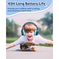 thumbnail image 3 of Auriculares Bluetooth Tronsmart KH02 para niños con límite de volumen, color azul, 3 of 9