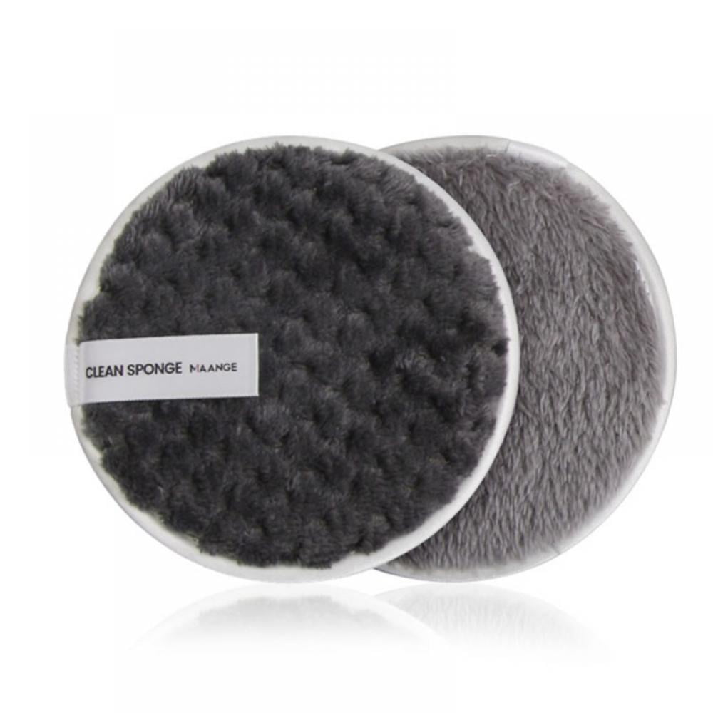Gargrow Reusable Makeup Remover Facial Cleansing Pads | Machine Washable Microfiber Pad Wipes Away and Removes Eye Make up, Waterproof Mascara | for All Skin Types