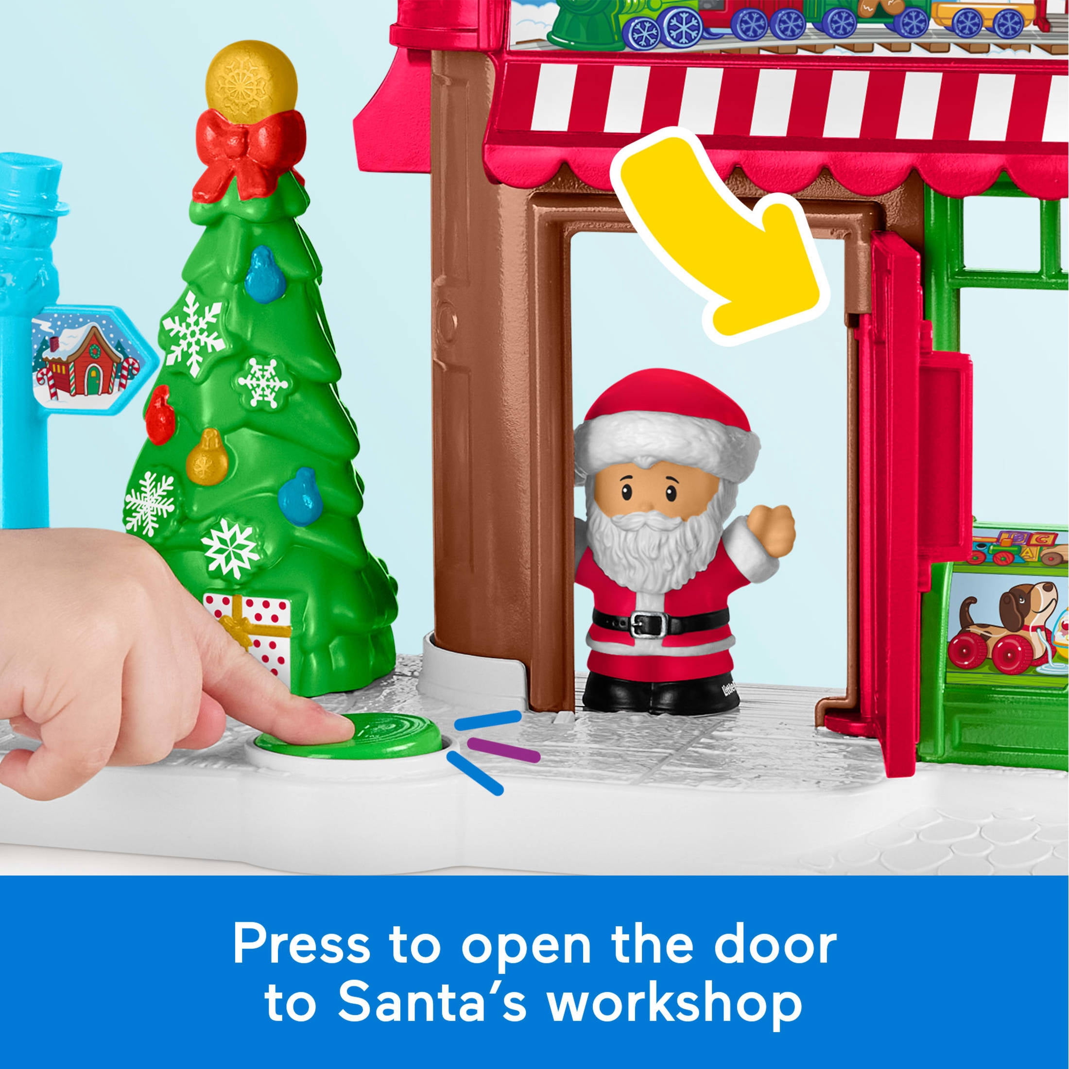 Fisher-Price Little People Christmas Wonderland Gift Set for Toddlers & Kids, 8 Pieces