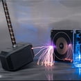 thumbnail image 3 of Musical Teslas Coil  Lightnings Generator Arc Plasma Loudspeaker Wireless Transmission Experiment Desktop Toy Model, 3 of 7