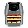 PowerXL 10 Quart Digital Air Fryer Pro, 7in1 Healthy Cooking, Slate Gray
