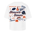 thumbnail image 3 of Women's '47 White Denver Broncos Collage Script Reed City T-Shirt, 3 of 3