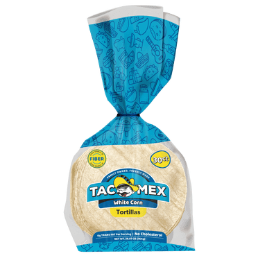6" White Table Corn Tortilla (30ct)