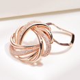 thumbnail image 4 of LYMAYTER Anneau Rond Foulard Élégante de Luxe Clip Anneau - Rond Strass Brillant Incrusté, Porte-Vêtements, 4 of 6
