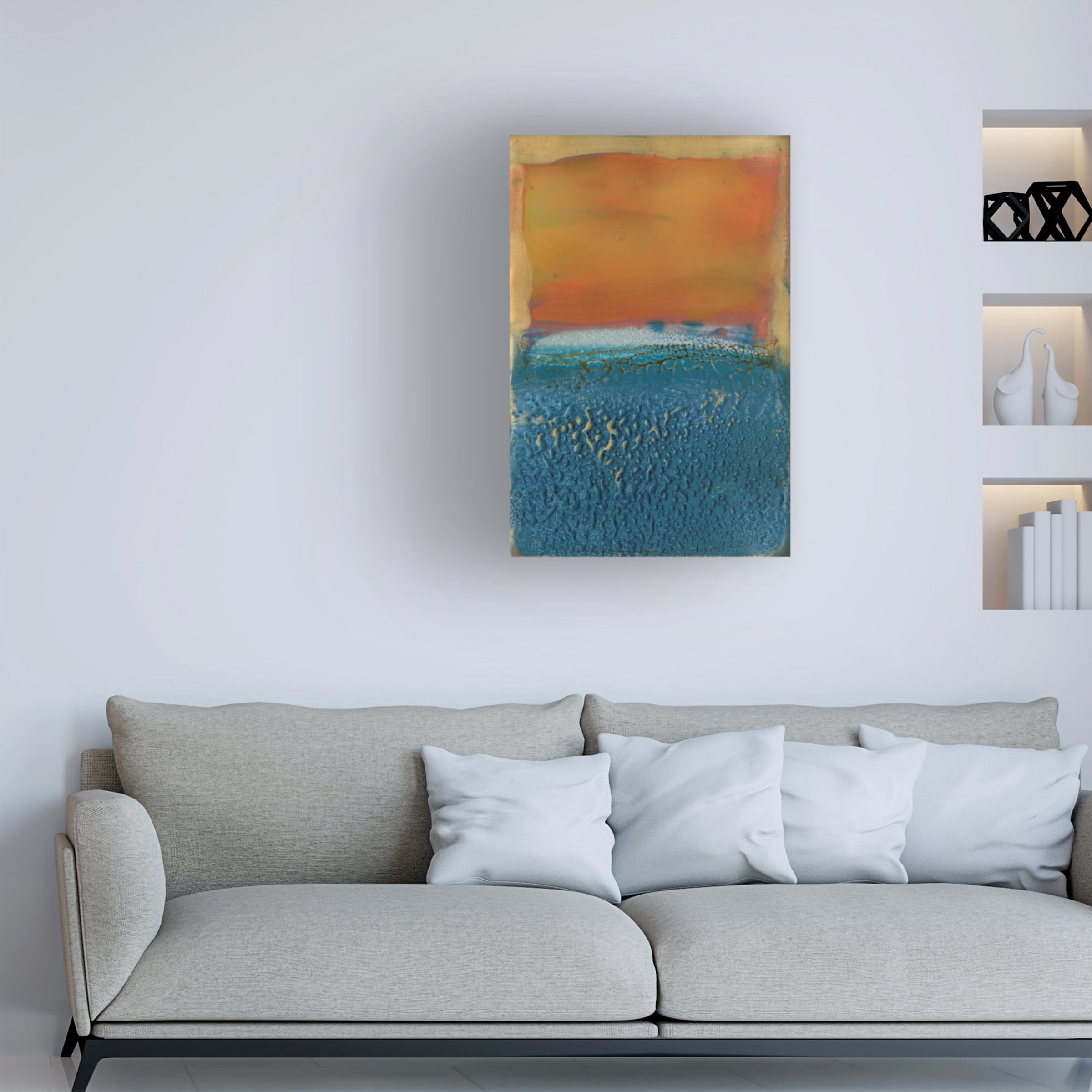 Sue Jachimiec 'Skite II' Canvas Art