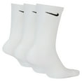 thumbnail image 2 of Men's Nike 3-Pack Everyday Plus Dri-FIT Cushion Crew Training Socks Color: Green Gray White Size: 8-12, 2 of 4