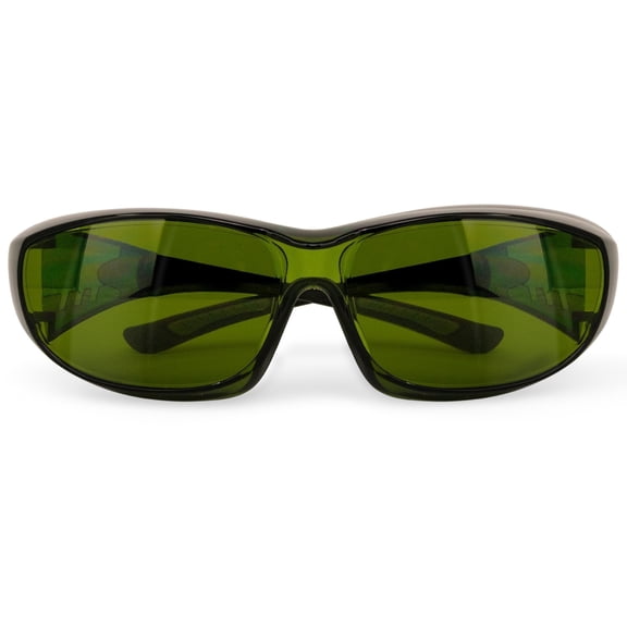 Safe Handler Primex IR3 Safety Glasses For Men and Women, Anti-Scratch & Anti Fog, Green (Pack of 1)