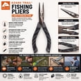 thumbnail image 2 of Ozark Trail 6 in Stainless Steel Needle Nose Fishing Pliers with Wire Cutter, 2 of 13