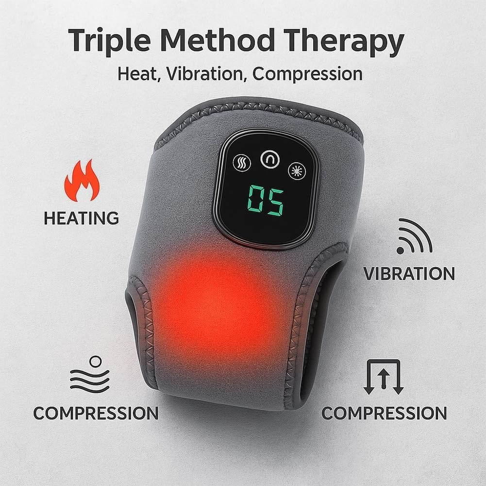 CJYGEGE Foot Massager, Portable Foot Renew Triple Method Massager Customizable Massage, Wireless Feet Massagers for Neuropathy for Home/Office/Travel