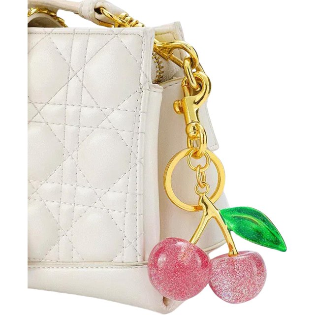 KZJIAHDET Cherry keychain pendant