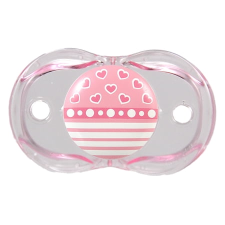 RaZbaby Keep-It-Kleen Pacifier, Pink Hearts