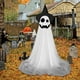 thumbnail image 4 of Sombrero de Fantasma para Halloween | Fantasma Colgante con Luz Led para Exteriores, Ideal para Porche y Patio | Tela Resistente a La Intemperie | Decoración para Fiestas de Halloween, 4 of 6