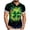 Mint Green, variant on Blczomt Casual T Shirt Men St.Patrick's Day Button Up Green T-Shirt Short Sleeve Clover Graphic Regular-Fit Big and Tall Men Clothes