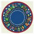thumbnail image 3 of Bible Train 5'4" x 7'8" Oval Area Rug In Color Multi, 3 of 6