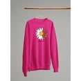 thumbnail image 3 of Find Your Soul Daisy Sweatshirt Women -Image by Shutterstock, Female 5X-Large, 3 of 4
