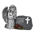 thumbnail image 3 of koolsoo Solar Praying Angel Garden Statue Craft with Light for Courtyard Garden Lawn Silver, 3 of 9