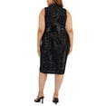 thumbnail image 4 of Rachel Rachel Roy Womens Plus Sequined Midi Cocktail and Party Dress, 4 of 4