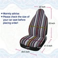 thumbnail image 5 of REGALWOVEN 2 Pcs Multicolour Style Bucket Seat Cover for Car Automotive, 5 of 7