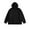 Black, variant on GigrtiJin Plus Size Casual Pullover Hoodies for Men Solid Color Hooded Long Sleeve Sweatshirt with Pocket Loose Thermal Fleece Tops