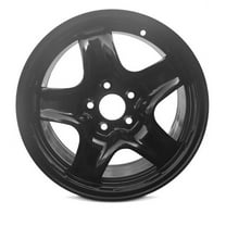 New 16x6.5 inch Wheel for Chevrolet Cobalt 2007-2008 Black Painted Steel Rim