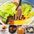 thumbnail image 7 of 7pcs Pakkawood Kitchen Utensils Set For Cooking  Wooden Spoons Safe Eco-friendly Non-stick Utensil Cookware Housewarming Gifts Brown, 7 of 7