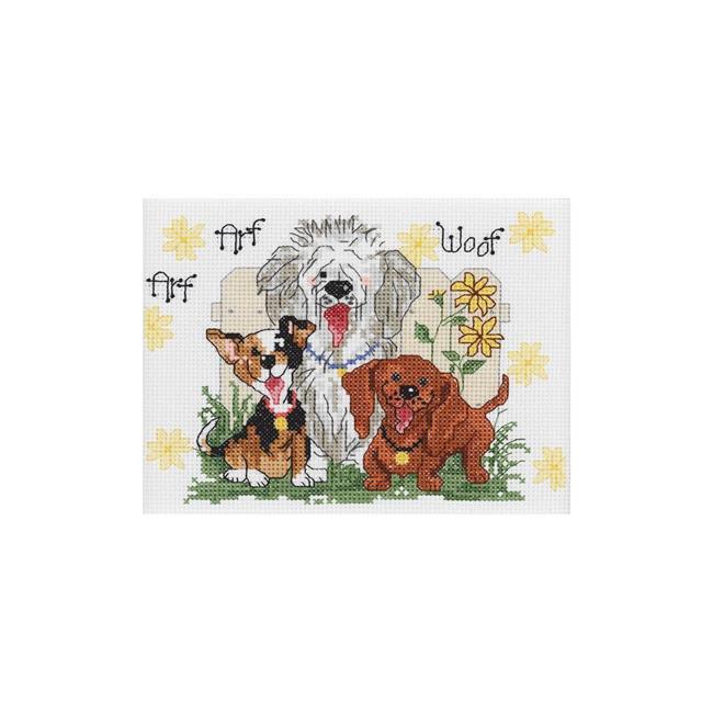 Suzy S Zoo Dogs Of Duckport Mini 14 Count Cross Stitch Kit Walmart Com Walmart Com