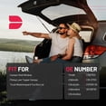 thumbnail image 3 of BDFHYK C16-04464 13 inch/30Lbs 133N Gas Struts Shocks for Camper Shell Window Pickup Leer Topper Canopy Truck Weatherguard Tool Box Lid, Pack of 2PCS, 3 of 7