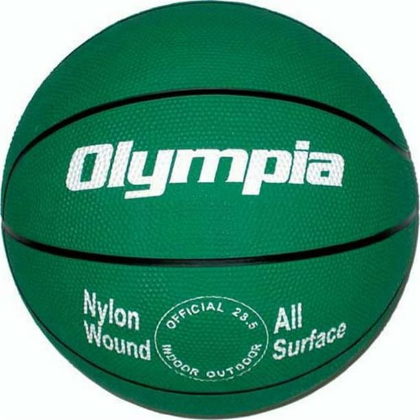 Olympia Sports BA488P Champion Basketball en Caoutchouc Sportif - Officiel (Vert)