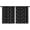 Black White Moon, variant on Blackout Kids Curtains,Black Gothic Moon Card Moth Pattern Childrens Insulated Curtains Set Of 2,Bedroom Essentials,Toddler Room Decor 42x54in(106x137cm)