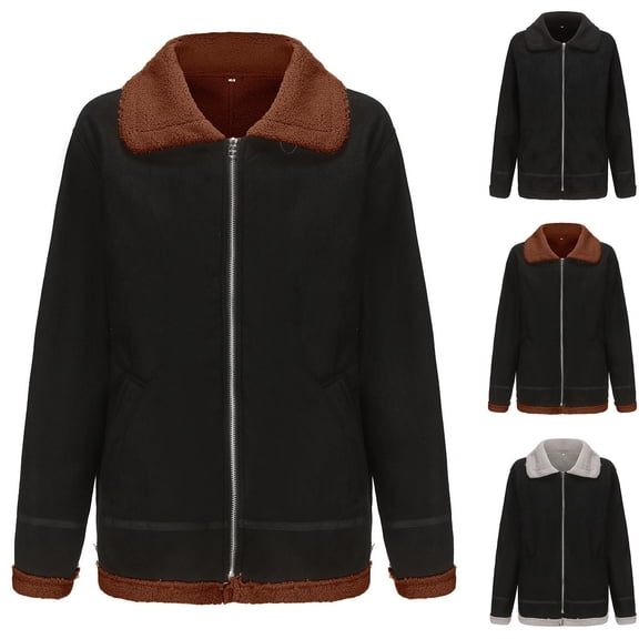 Wavsuf Men's Jacket Winter Jackets Heavyweight for Men Coat Black Size XL