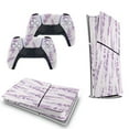 thumbnail image 5 of Lavender Floral Purple PS5/PS5 Pro/PS5 Slim Digital Disc Skin Sticker For Console And Controller Skins, 5 of 7