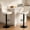 White, variant on Walktory Bar Stools Set of 2, Swivel Adjustable Counter Height Chairs Khaki