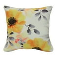 thumbnail image 2 of Outdoor Decor Sunny Citrus Outdoor Printed Yellow Flowers Pillow 18 x 18 in Multi, 2 of 4