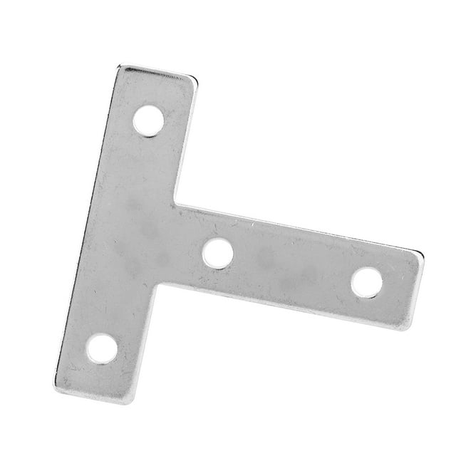 Placa de conexión tipo L, 10 piezas de perfiles de aluminio, sujetador de conexión, perfiles de extrusión de aluminio, durabilidad extendida