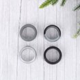 thumbnail image 2 of OULII 4PCS Couples Silicone Rings Black Waterproof Gym Rings Simple Design, 2 of 4