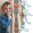 thumbnail image 3 of Blackout Kids Curtains,Ethnic - Style Colorful Feather Pattern Childrens Insulated Curtains Set Of 2,Bedroom Essentials,Toddler Room Decor 42x63in(106x160cm), 3 of 5