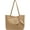 Beige, variant on CoCopeaunt Retro PU Leather Tote Bag Purse for Women Large Chic Shoulder Bag Removable Pendant
