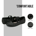 thumbnail image 3 of Dream Pairs Girls Fashion Ballerina Dress Shoes Mary Jane Flats ANGIE-2 BLACK Size 8, 3 of 5