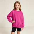 thumbnail image 6 of Auroural Girls Sweatshirts Size 6-7 Kids Boys Girls Sweatshirt Fashion Cute Solid Color Long Sleeved Casual Sports Hoodie Pullover Top Boys Sweatshirt And Girls Clothes, 6 of 9