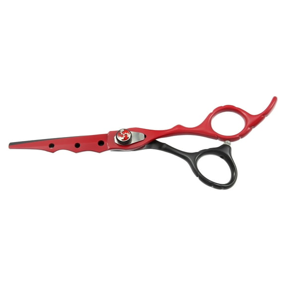 Vocoste Professional Hair Cutting Shears 6.5inch Steel Razor Edge Barber Scissors Red