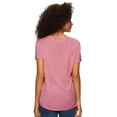 thumbnail image 3 of Felina | Slub Jersey Crew Neck T-Shirt | 2-Pack (X-Large, Black Rose), 3 of 5